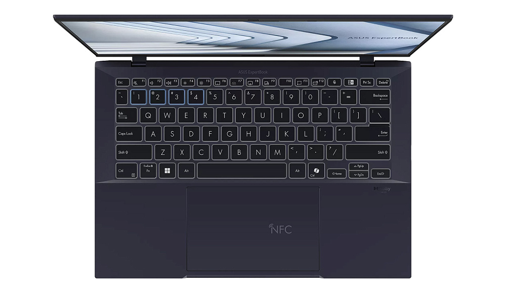 Ноутбук ASUS ExpertBook B9 OLED Star Black B9403CVAR-KM1217 (90NX05W1-M01LW0), Core 5 120U, 16 ГБ LPDDR5X, 14" 3K OLED, 4 TB SSD PCIe GEN4, WINDOWS 11 PRO, КЛАВИАТУРА RU/US, гарантия 1 год, ЧЕХОЛ В ПОДАРОК!, фото 3