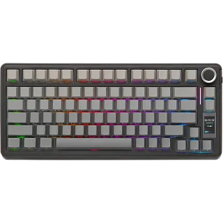 Клавиатура AULA S75 PRO, проводное и беспроводное подключение, серый, подсветка