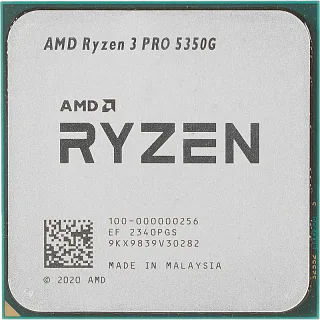 Процессор AMD Ryzen 3 PRO 5350G, AM4, OEM, 4 ядра, 8 потоков, до 4.2 ГГц, AMD Radeon