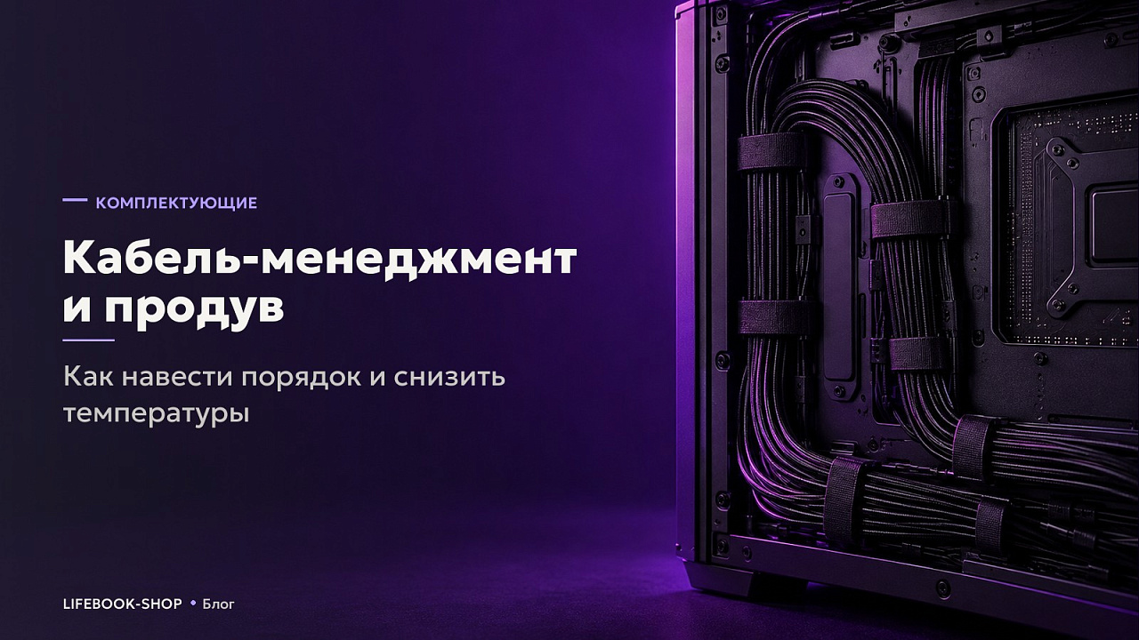 Кабель-менеджмент и продув: как навести порядок и снизить температуры