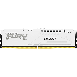 Оперативная память Kingston 32ГБ DDR5 6000MT/s CL30 DIMM FURY Beast White EXPO KF560C30BWE-32