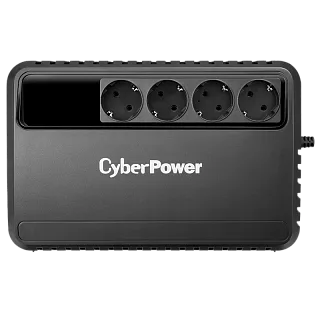 ИБП Cyberpower BU1000E, 1000 ВА, 600 Вт, Line-Interactive, 4 розетки, Schuko