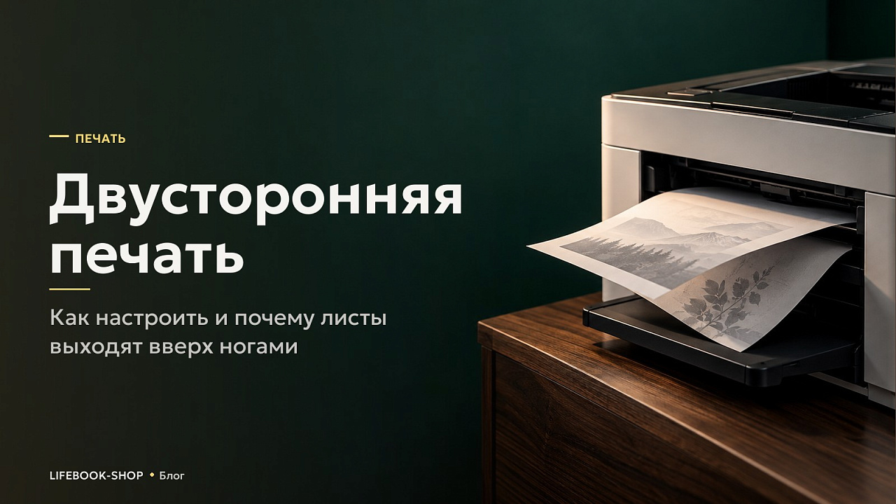 Двусторонняя печать: как настроить и почему листы выходят вверх ногами
