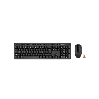 Комплект клавиатура и мышь A4Tech + USB Multimedia 3330N, радиоканал, чёрный