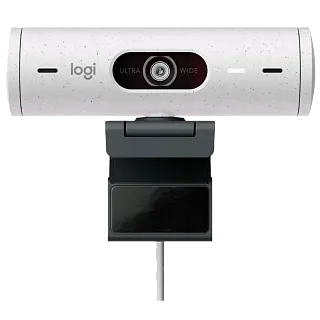 Веб-камера Logitech BRIO 500, Full HD 1920×1080, 30 к/с, автофокус, микрофон, светлая
