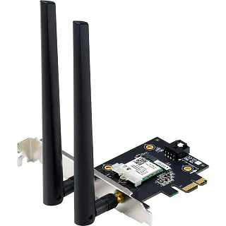 Wi-Fi адаптер ASUS PCE-AXE5400 PCI Express, Wi-Fi 6, 2,4/5/6 ГГц, Bluetooth 5.0