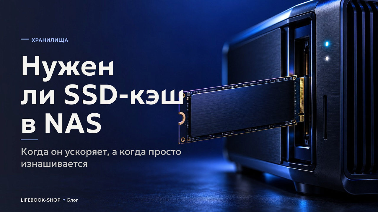 Нужен ли SSD-кэш в NAS: когда он ускоряет, а когда просто изнашивается
