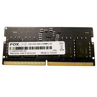 Оперативная память Foxline SODIMM FL4800D5S40-8G, 8 ГБ, DDR5, 4800 МГц, CL40