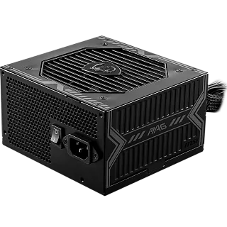 Блок питания MSI MAG A650BN, 650 Вт, 80 PLUS Bronze, ATX, активный PFC, вентилятор 120x120 мм