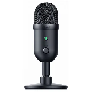 Микрофон Razer Seiren V2 X, проводное подключение, USB Type-A, USB Type-C, настольный, чёрный