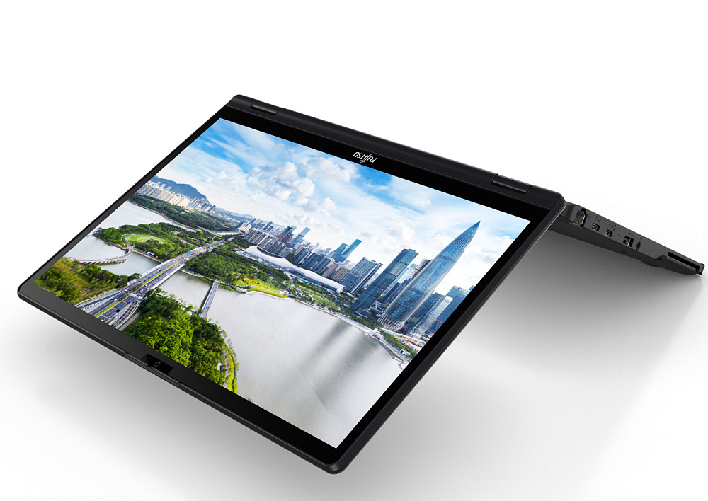 Ноутбук-трансформер Fujitsu LIFEBOOK U5313X U5313X52BRU4TB BLACK 360°, Intel Core i5-1335U, 16GB LPDDR5-4800MHz, SSD 4TB, Intel Iris Xe Graphics, 13,3" WUXGA Touch, WINDOWS 11 PRO, КЛАВИАТУРА RU/US, сделано в Японии, гарантия 1 год, фото 7
