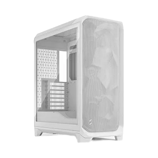 Корпус для ПК Fractal Design Meshify 3 TG Clear Tint, Midi Tower, белый, под ATX, E-ATX, mATX, Mini-ITX
