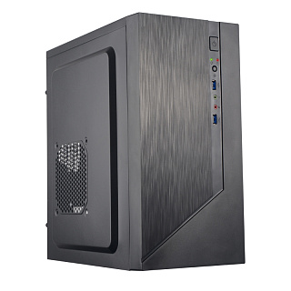 Корпус без блока Case Forza mATX case, black, w/o PSU, w/2xUSB3.0, no pwr cord, w/o FAN