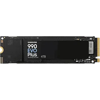Твердотельный накопитель Samsung SSD 990 EVO Plus, 4 ТБ, V-NAND, чтение 7250 МБ/с, 2400 ТБ