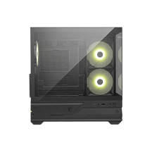 Корпус для ПК MSI MAG PANO M110R, Mini Tower, чёрный, под mATX, mITX, подсветка ARGB