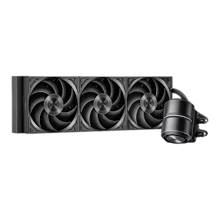 Система жидкостного охлаждения PcCooler DE360 Pro BK, вентилятор 120 мм, шум 32 дБА, AM5