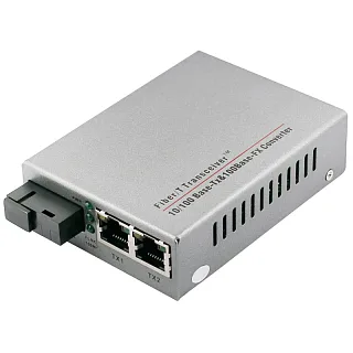 Медиаконвертер OSNOVO OMC-100-21S5b WDM, 2 порта 100 Мбит/с, SC, до 20 км