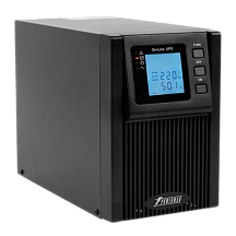ИБП Powerman Online 1000 plus, 900 Вт, 2 розетки, Schuko, Tower, батарея 4 мин