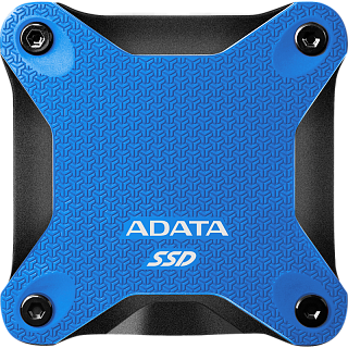 Внешний накопитель ADATA SD620, SSD 1 ТБ, USB 3.2 Gen 2 Type-A, чтение 520 МБ/с, запись 460 МБ/с, синий