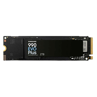 Твердотельный накопитель Samsung SSD 990 EVO Plus, 2 ТБ, V-NAND, чтение 7250 МБ/с, 1200 ТБ