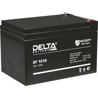 Батарея для ИБП Delta DT 1212, 12 В, 12 А·ч, клеммы F2 (под клемму 250), срок службы 5 лет