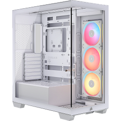 Корпус Corsair 3500X LX-R RGB iCUE LINK, Midi-Tower, белый, 3×120 мм ARGB, 2×USB‑A 3.2, 1×USB 3.2 Type‑C, поддержка E‑ATX/ATX/mATX/mITX