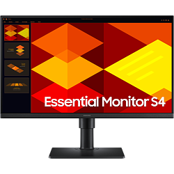 ЖК монитор/ Монитор Samsung S24D400GAI 24'', 1920x1080, IPS, 16:9, 178x178, 250nit, 100Hz, 5ms, 2HDMI/DP, 2USB-A, Audio out, HAS, H.Adj. 150, Tilt, Pivot, Swivel, IntPWR, 100X100VESA, Black, 3y