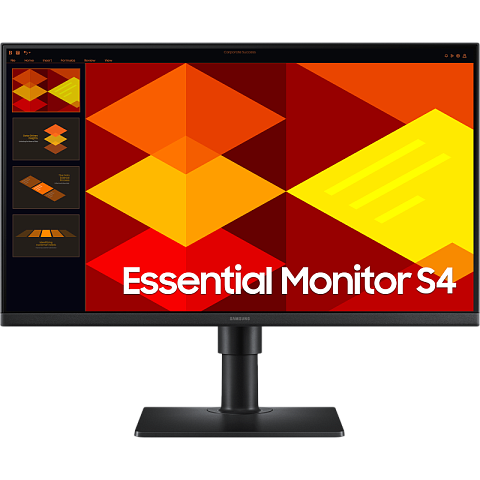 ЖК монитор/ Монитор Samsung S24D400GAI 24'', 1920x1080, IPS, 16:9, 178x178, 250nit, 100Hz, 5ms, 2HDMI/DP, 2USB-A, Audio out, HAS, H.Adj. 150, Tilt, Pivot, Swivel, IntPWR, 100X100VESA, Black, 3y