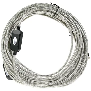 Кабель AOpen/Qust USB2.0-repeater, USB 2.0 Type-AM, USB 2.0 Type-AF, 15 м