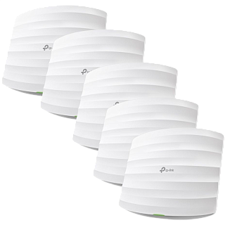Потолочная точка доступа TP-Link EAP245, 5 шт., AC1750, 2 порта 1 Гбит/с, PoE