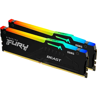 Оперативная память Kingston KF552C40BB2AK2-64, 64 ГБ (2x32 ГБ), DDR5, 5200 МГц, DIMM, CL40