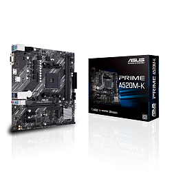 Материнская плата ASUS PRIME A520M-K, DDR4