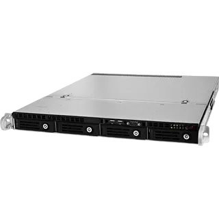 Серверный корпус 1U chassis; Mini-ITX, Micro-ATX, ATX MBs; 4 x 3.5" SAS/SATA HDD Trays; 2 x USB 3.0; 1 x COM port (Front); 1 x HF expansion slot; RPS600Wt (Ablecom CS-R11-5501P)
