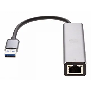 Сетевой адаптер VCOM DH312A USB 3.0 на RJ-45 1 Гбит/с, хаб на 3 порта USB 3.0, алюминий