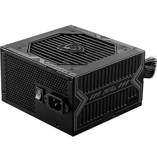 Блок питания MSI MAG A550BN, 550 Вт, 80 PLUS Bronze, ATX, активный PFC, вентилятор 120x120 мм
