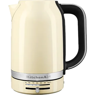 Электрочайник KitchenAid 5KEK1701EAC, 1,7 л, 2400 Вт, 7 режимов температуры, кремовый