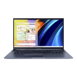 Ноутбук ASUS M1502XA-BQ023 15.6"(1920x1080 (матовый) IPS)/AMD Ryzen 9 7940HS(4Ghz)/16384Mb/512PCISSDGb/noDVD/Int:Shared/Cam/BT/WiFi/42WHr/war 1y/1.7kg/Quiet Blue/DOS