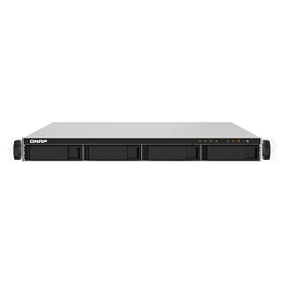 Сетевое хранилище NAS QNAP SMB 4-Bay quad-core 1.7 GHz rackmount NAS with, 2 ГБ ОЗУ