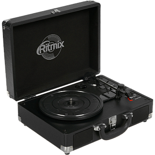 Виниловый проигрыватель Ritmix LP-120B, чёрный