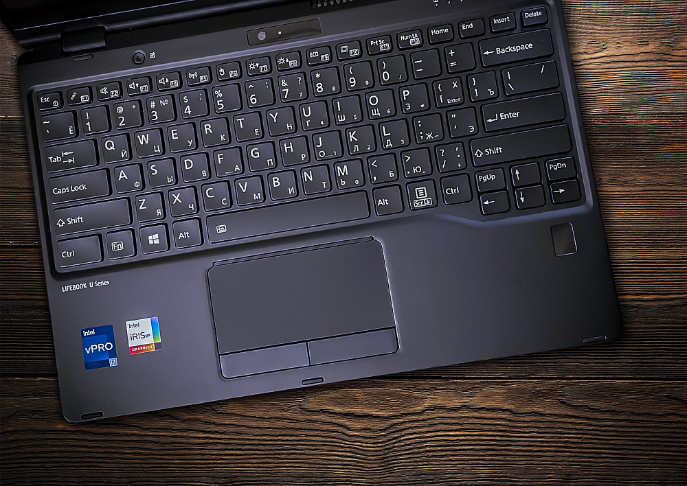 Ноутбук-трансформер Fujitsu LIFEBOOK U9312X 4G-LTE BLACK, Intel Core i7-1265U, 13.3" FullHD IPS, Touch & Wacom Active ES pen, 32GB LPDDR4X-4266, SSD512GB PCIe GEN4, Intel Iris Xe Graphics, WINDOWS 11 PRO, КЛАВИАТУРА RU/US,  гарантия 1 год, сделано в Япони, фото 3