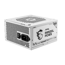 Блок питания MSI MAG A850GL PCIE5 WHITE, 850 Вт, 80+ Gold, ATX 3.1, PCIe 5.1, Full modular