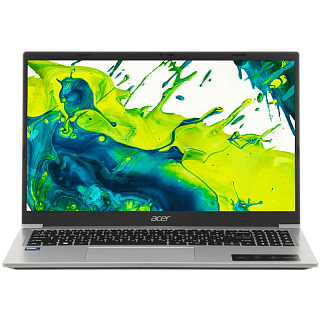Ноутбук ACER Aspire Lite AL15-36P-37A4 15.6"(1920x1080 (матовый) IPS)/Intel N-series 350(0Ghz)/8192Mb/512PCISSDGb/noDVD/Int:Intel HD/Cam/BT/WiFi/50WHr/war 1y/1.5kg/Silver/NoOS