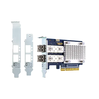 Сетевой адаптер QNAP QXP-32G2FC Dual-port Fiber Channel adapter, 2 x 32 Gb s SFP +, PCIe Gen3 x8. For QTS OS ONLY (QNAP QXP-32G2FC)