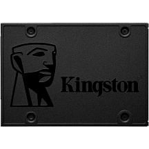 Твердотельный накопитель Kingston SSD A400, 480 ГБ, 3D TLC, чтение 500 МБ/с, 160 ТБ