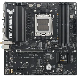 Материнская плата ASUS TUF A620AM-PLUS WIFI, AM5, AMD A620, Micro-ATX, DDR5