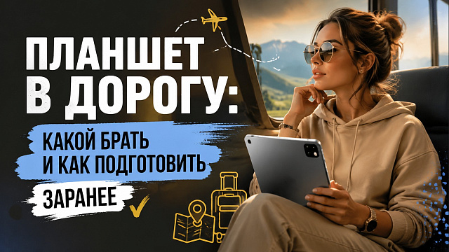Планшет в дорогу: какой брать и как подготовить заранее
