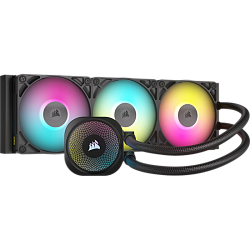 Система жидкостного охлаждения/ Water Cooling System Corsair iCUE LINK TITAN 360 RX RGB (360mm, Black, RGB/ Fans: 3x120mm, 73.5CFM, 36dBA, 2100RPM/ S: 1851, 1700, AM5, AM4)
