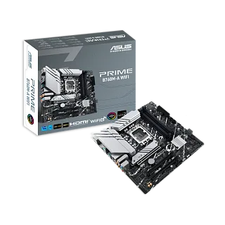 Материнская плата ASUS PRIME B760M-A WIFI, LGA1700, Intel B760, Micro-ATX, DDR5