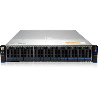 Серверная платформа Gooxi SR201-D25RE 2U 25 bay server with expander bp,based on AMD 7003 2 riser cards of PCIe4.0(X32 to x16x8) 2x rear SAS (Gooxi 0.96.002.1008)