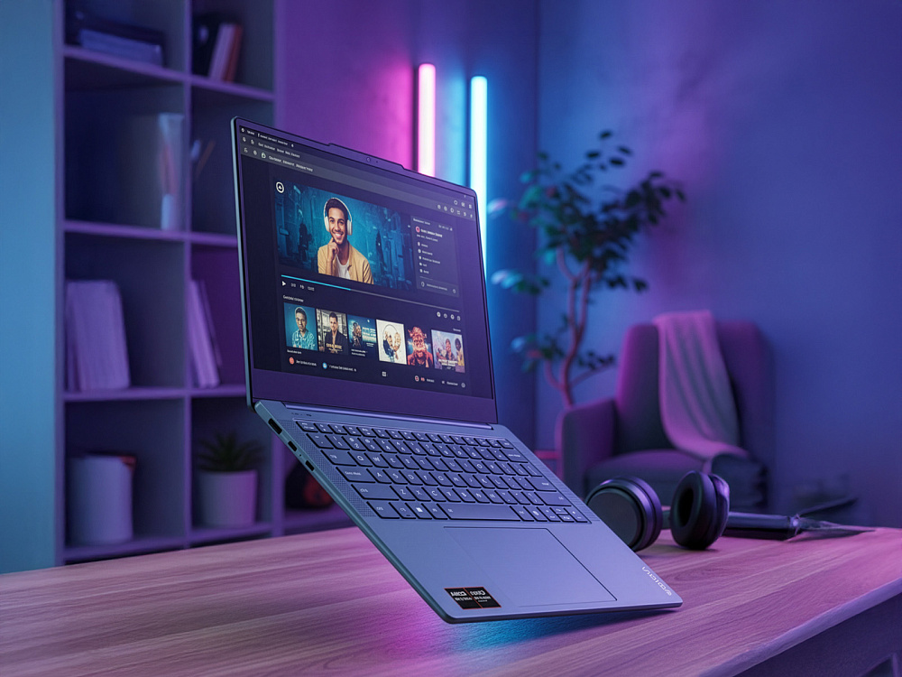 Ноутбук Lenovo Yoga Pro 7 83KG0014RK, 14.5" 3K, AMD Ryzen AI 7 350, Radeon 860M, 32GB LPDDR5x, SSD 1TB, WIN11H, RU/US, фото 2